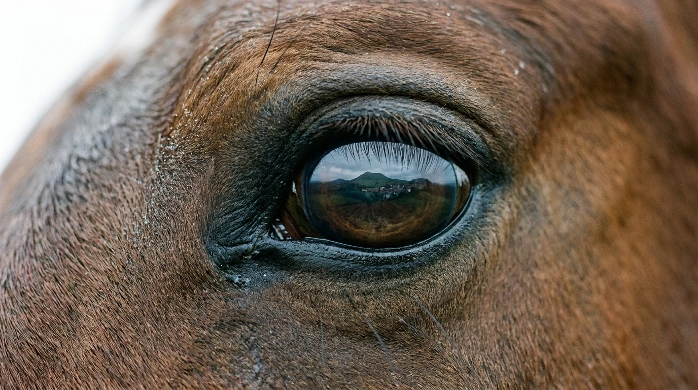 Un regard de cheval au Ecurie Luisa ARGAN, Saint-Gérand-le-Puy